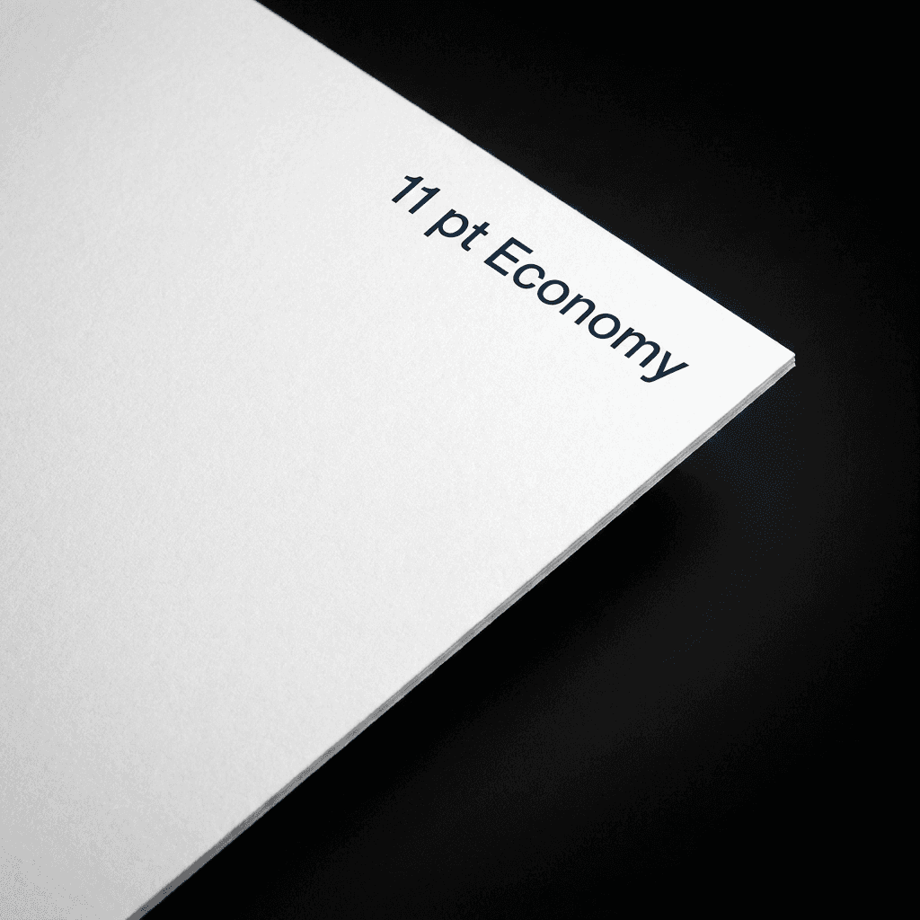 11 pt Economy Card