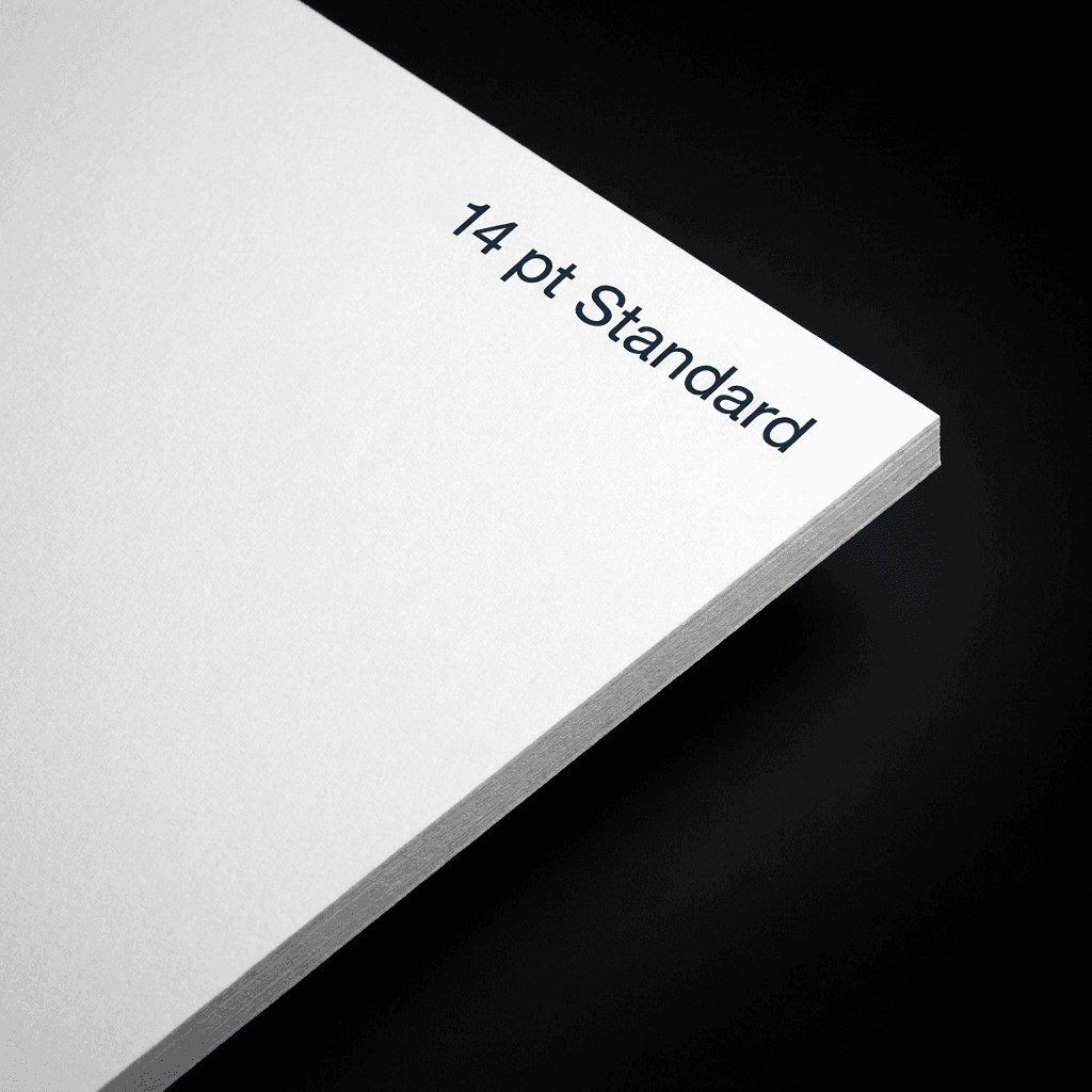 14 pt Standard Card